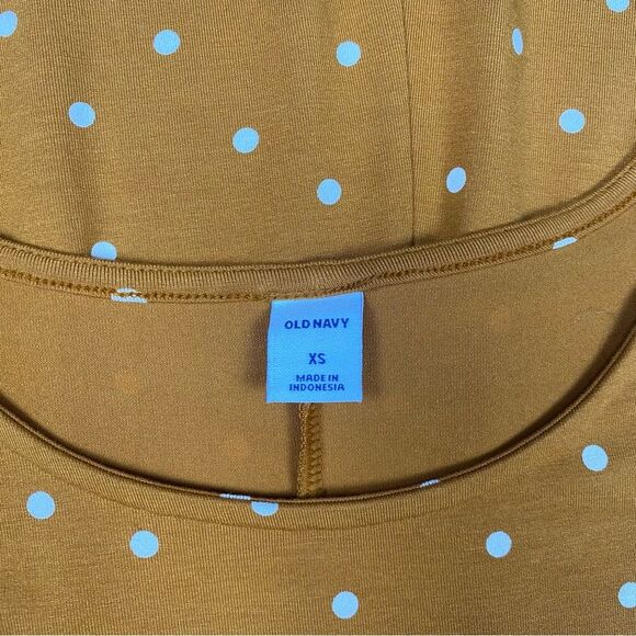 NWT Old Navy Long Sleeve Polka Dot Dress - Picture 4 of 5